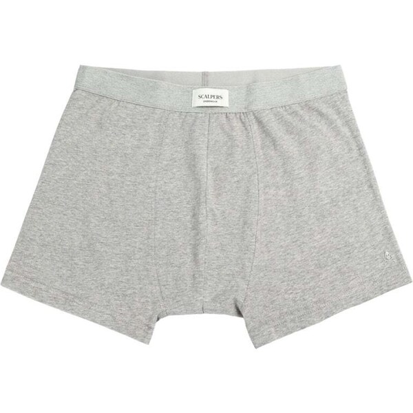 Scalpers Boxerky sivá melírovaná / čierna / biela 54333885