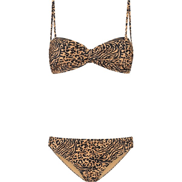 Shiwi Bikiny ZOE pueblo / kapučíno / čierna 54291439