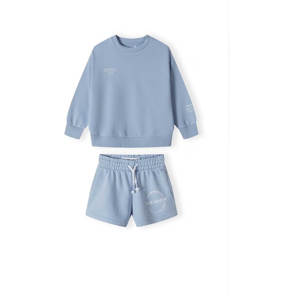 MINOTI Joggingová súprava svetlomodrá / biela 54343079