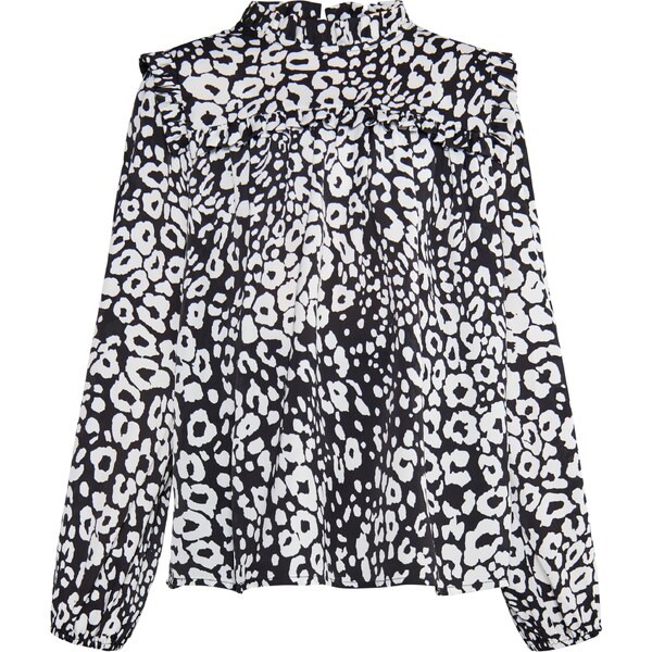 faina Blúzka čierna / biela 54293112