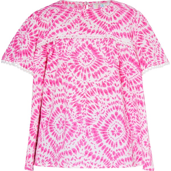 IZIA Blúzka tmavoružová / biela 54293118