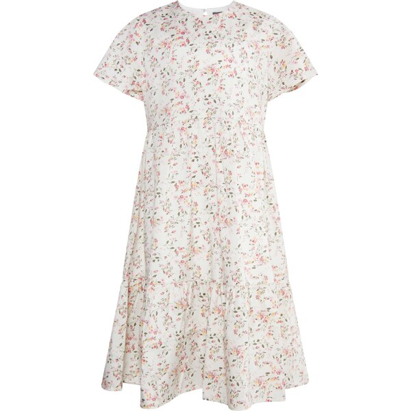 DreiMaster Vintage Šaty zelená / ružová / červená / biela ako vlna 54293463