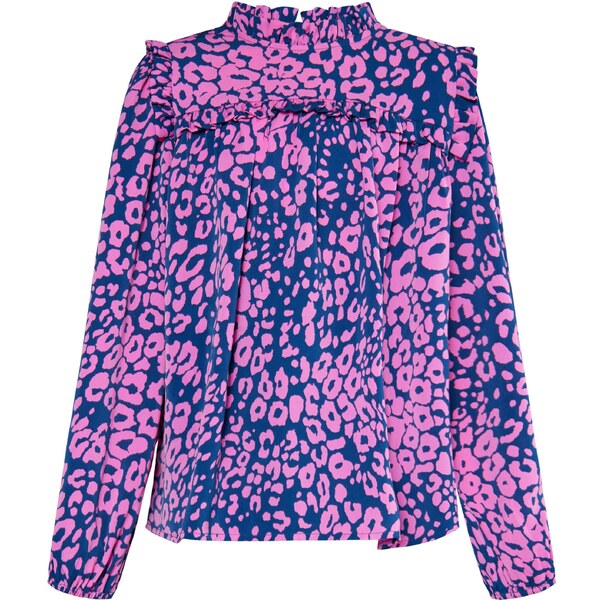 faina Blúzka námornícka modrá / ružová 54293446