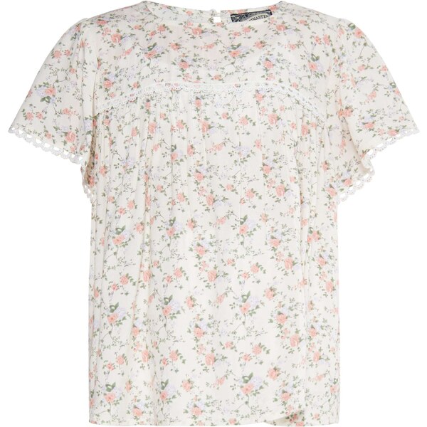 DreiMaster Vintage Blúzka zelená / pastelovo fialová / staroružová / 54293470