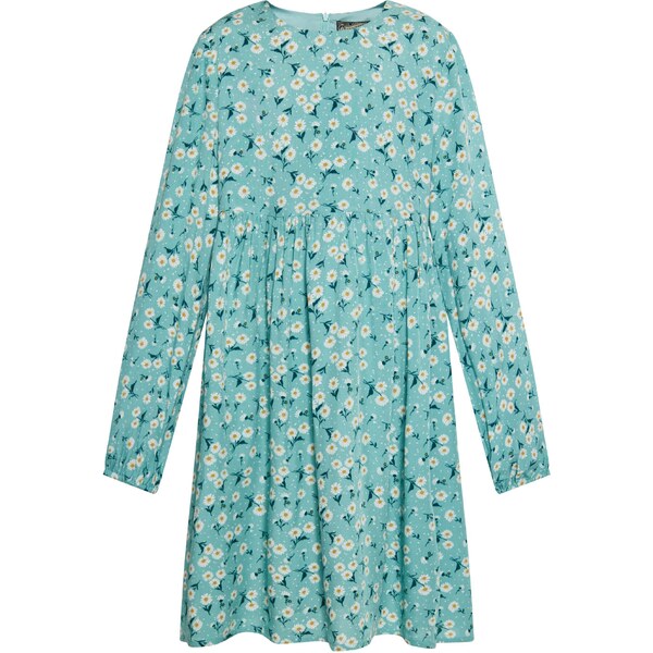 DreiMaster Vintage Šaty tyrkysová / žltá / tmavozelená / biela 54294185