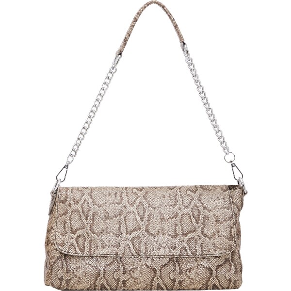 FELIPA Kabelka na rameno svetlobéžová / čokoládová / strieborná 65870649