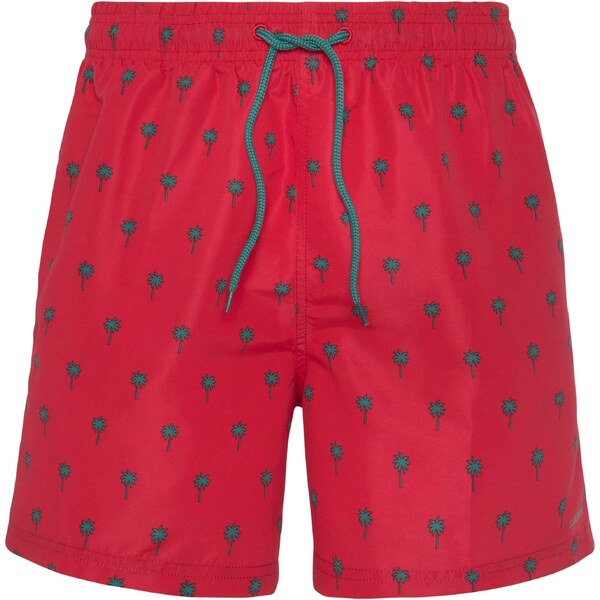 s.Oliver Plavecké šortky zelená / červená / čierna 54319067