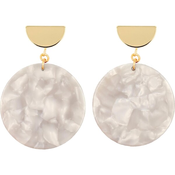 Fräulein Wunder Náušnice Amal biela 54319854