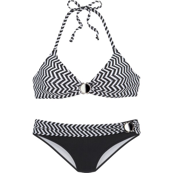 JETTE Bikiny čierna / biela 54340149