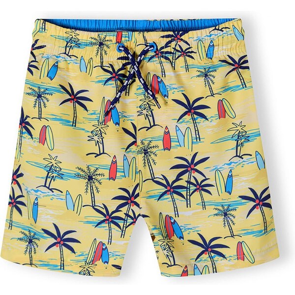 MINOTI Plavecké šortky námornícka modrá / azúrová / žltá / 54343094