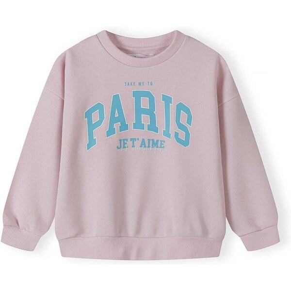 MINOTI Mikina svetlomodrá / svetloružová 54342946