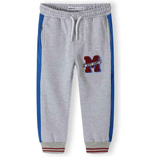 MINOTI Nohavice kráľovská modrá / sivá melírovaná / čierna / biela 54342984