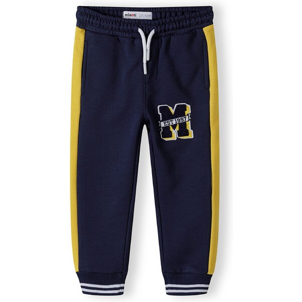 MINOTI Nohavice tmavomodrá / žltá / biela 54343089