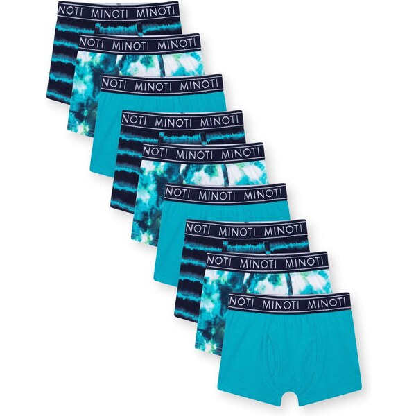 MINOTI Nohavičky tyrkysová / čierna / biela 54343215