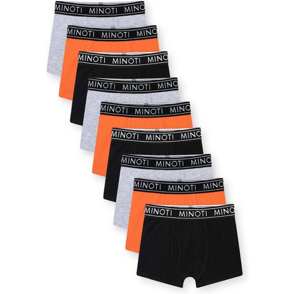 MINOTI Nohavičky sivá / oranžová / čierna / biela 54343218
