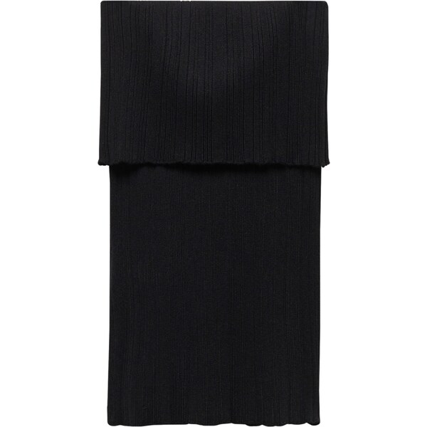 MANGO Vyšívaný top čierna 54352219