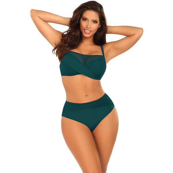 Dámske dvojdielne plavky Fashion 32 S1002N3-7c Green - SELF 52715489