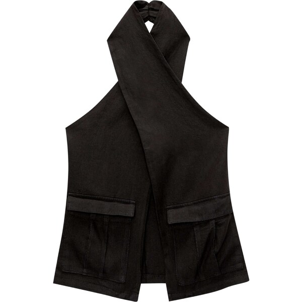 Pull&Bear Top čierna 54364903