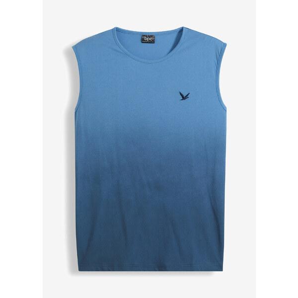 bonprix Tielko z čistej bio bavlny, farba modrá 52801617