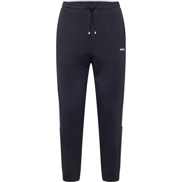 BOSS Nohavice Hadikonos tmavomodrá / biela 54366035