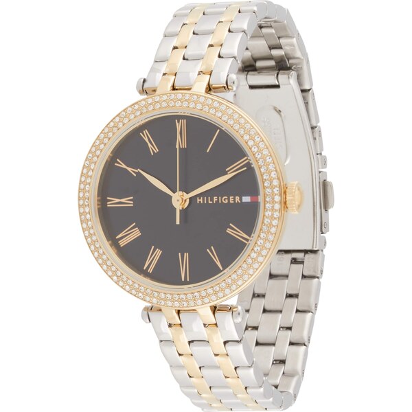 TOMMY HILFIGER Analógové hodinky NATALIE zlatá / čierna / strieborná 54366102