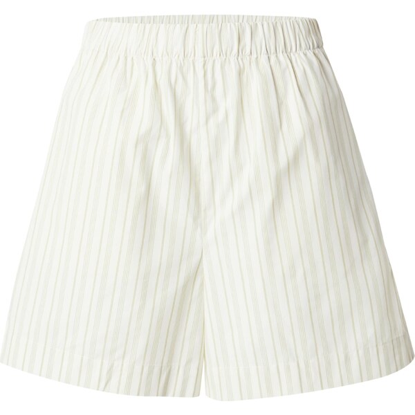 Samsøe Samsøe Nohavice Salova krémová / olivová 54365966