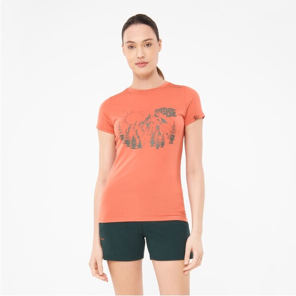 Dámske bambusové tričko Viking HOPI svetlo ružová 41577601