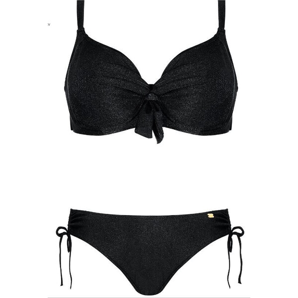 Self Horný diel dámskych plaviek Glamour | čierna S 940B 11/G 53109114