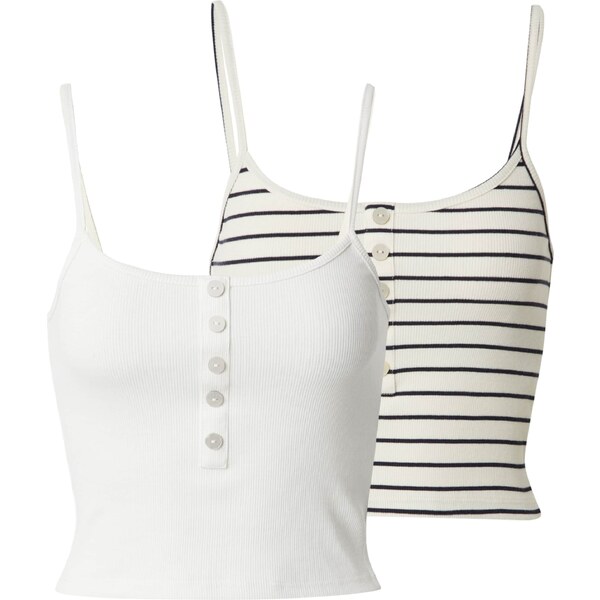 ONLY Top ONLNESSA čierna / biela 54367614