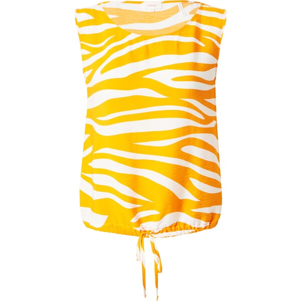 s.Oliver Top oranžová / biela 54367637
