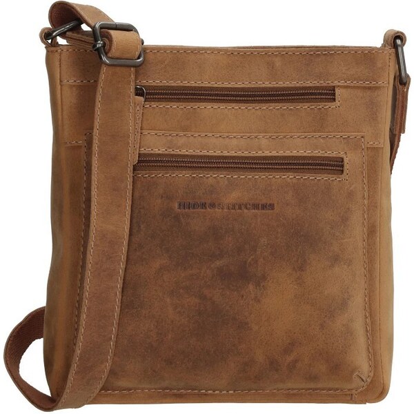 Hide & Stitches Hnedá kožená crossbody kabelka „Anne“ 53158484