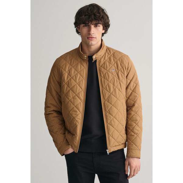 BUNDA GANT QUILTED WINDCHEATER ROASTED WALNUT 53180748