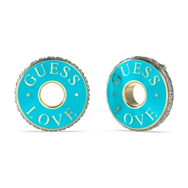 Guess Originálne pozlátené náušnice Love Guess JUBE04084JWYGTQT/U 66594583