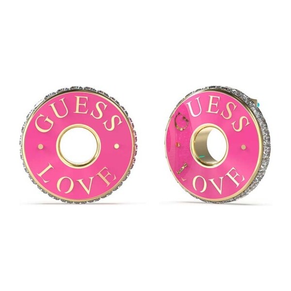 Guess Originálne pozlátené náušnice Love Guess JUBE04084JWYGFCT/U 66593909
