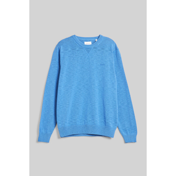 SVETER GANT COTTON FLAMME C-NECK RICH BLUE 48836936