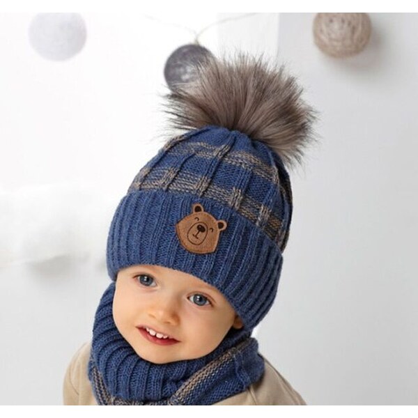 AJS Zimná čiapka a tunel Barney 53241063