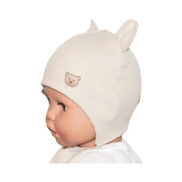 RADA Kojenecká čiapka Domka Rebro Beige 53241140