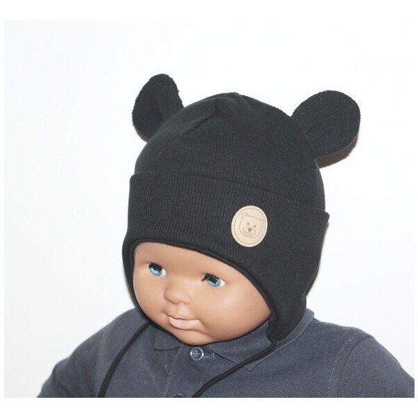 RADA Detská čiapka BEBE Rebro Black 53241226