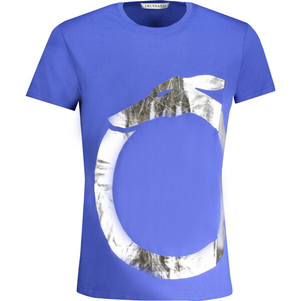 Pánske modré tričko Trussardi 64708180
