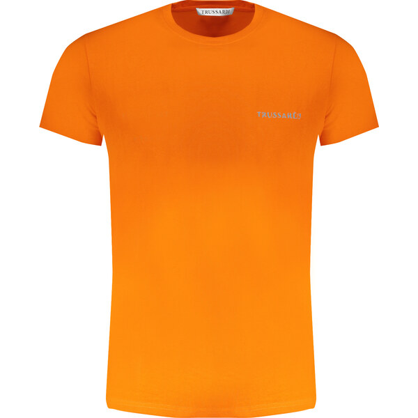 Pánske tričko TRUSSARDI s krátkym rukávom, oranžové 64703077