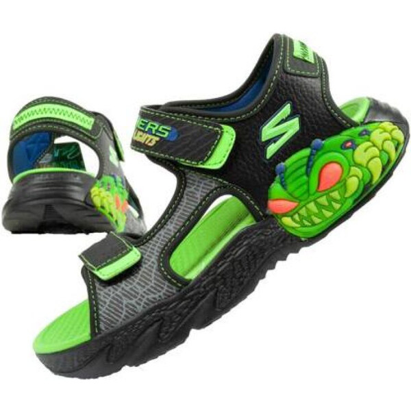 Sandále Skechers Jr 400614L/BKLM 53257529