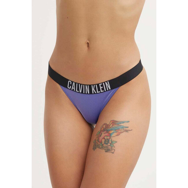 Dámske plavkové nohavičky KW0KW02611 C86 Blue - Calvin Klein 53257577