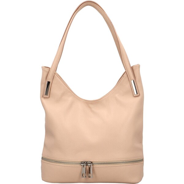 Delami Vera Pelle Dámska kožená kabelka cez rameno staroružová - 53338584