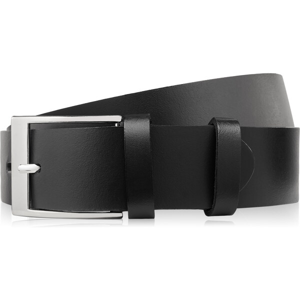 PAOLO PERUZZI Pánsky kožený opasok PG-05-BLS-120 | čierna PG-05-BLS 53268649