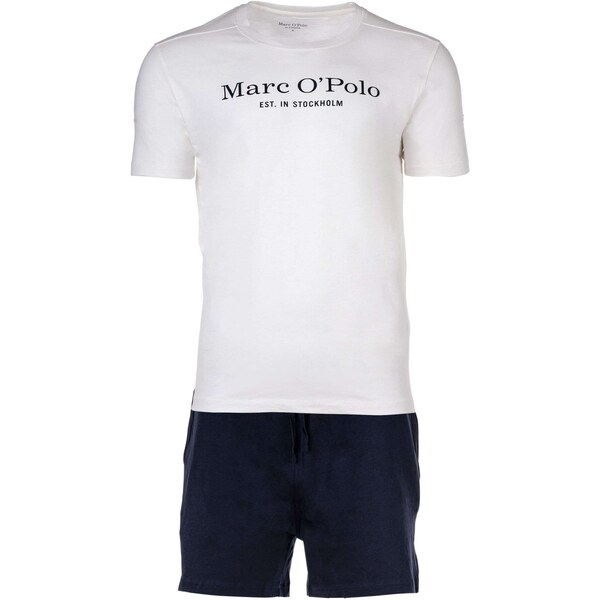 Marc OPolo Krátke pyžamo námornícka modrá / biela 53273811
