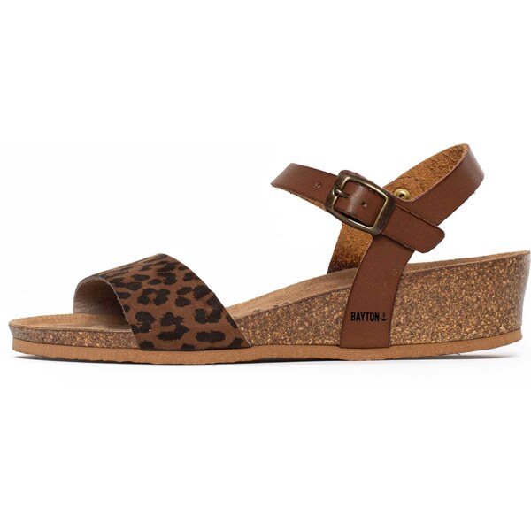 Bayton Remienkové sandále Wodonga farba ťavej srsti / čierna 54233720