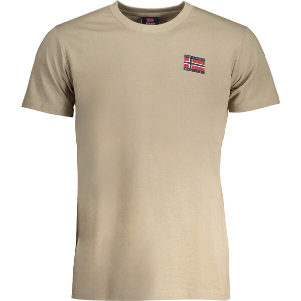 NORWAY 1963 Pánske béžové tričko s krátkym rukávom 64704798