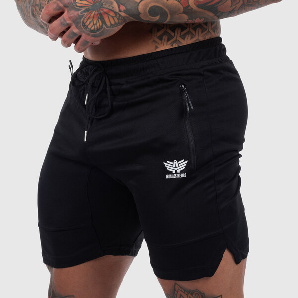 Iron Aesthetics Športové šortky Iron Aeshetics Lightning, čierne 53277898