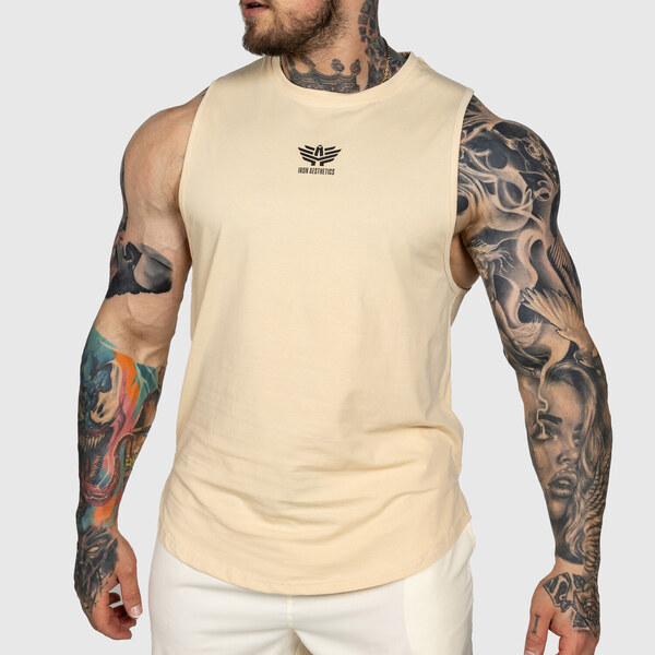 Tréningové tielko Iron Aesthetics Resilient, khaki 53277897