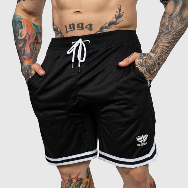 Tréningové šortky Iron Aesthetics Unleash, čierne 53277922